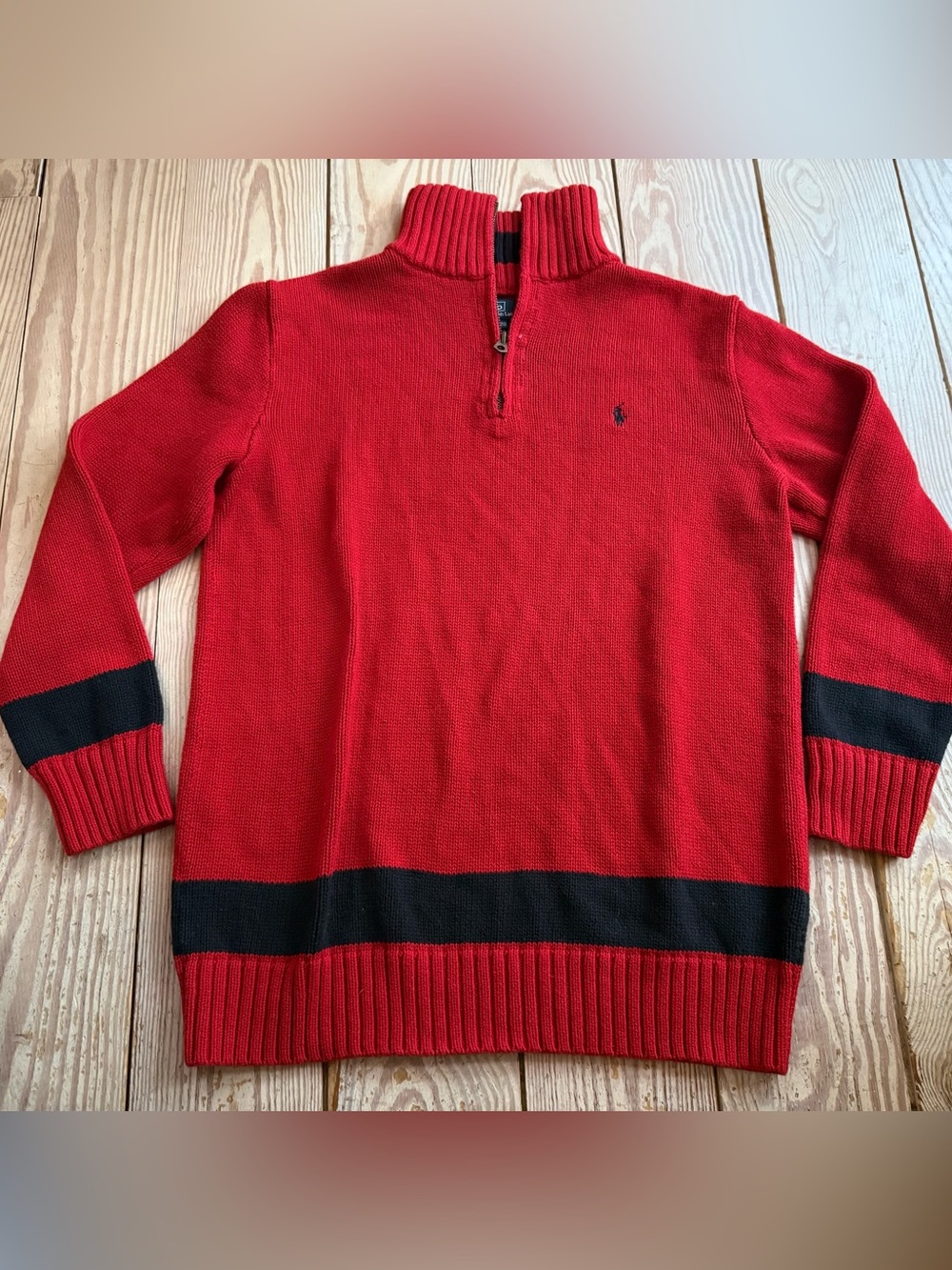 Polo Ralph Lauren 1/4 Zip Sweater XL (18-20)